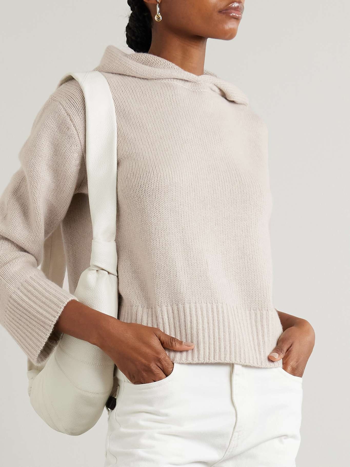 Karolin cashmere hoodie Beige - 3