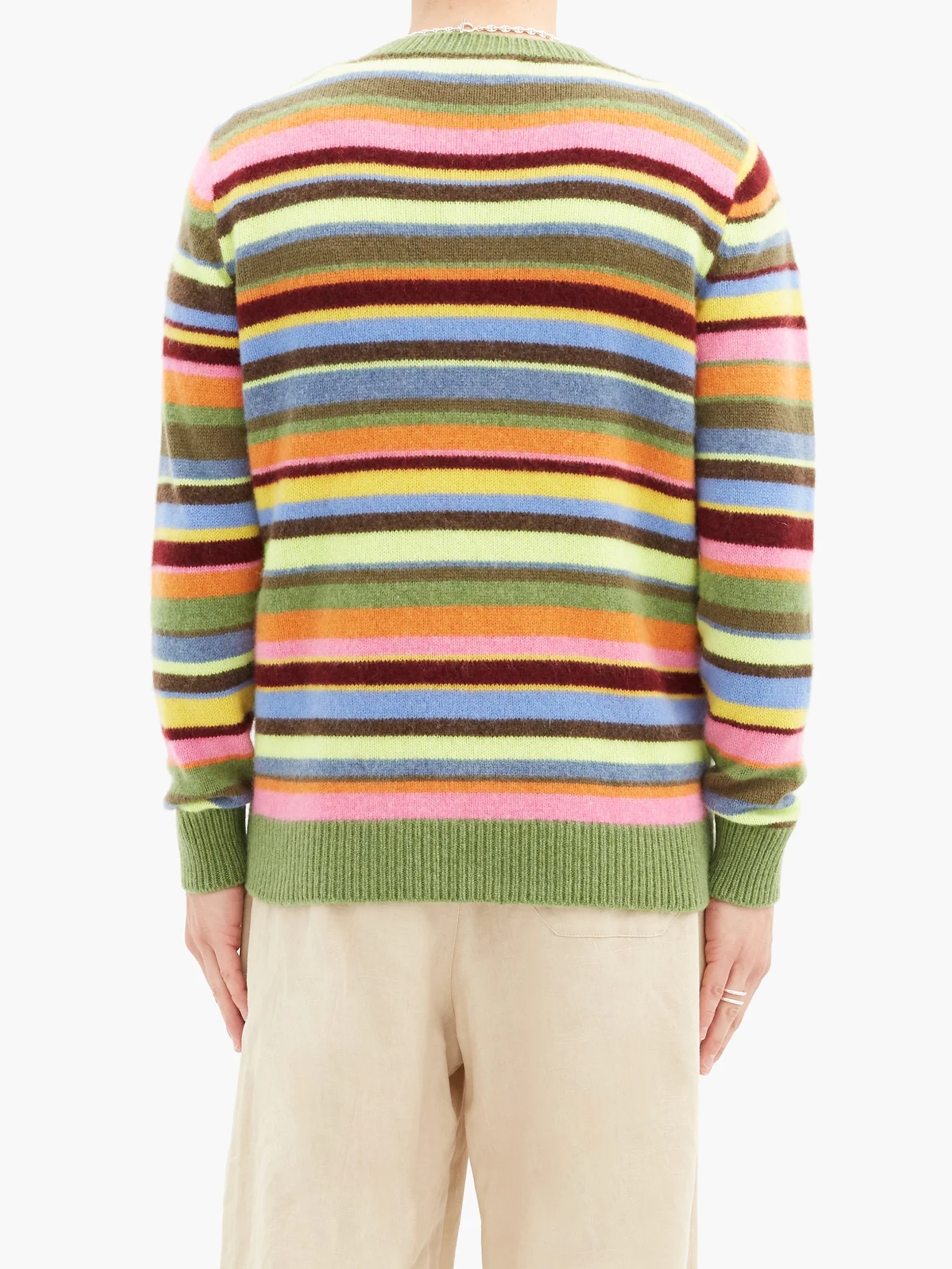 Sink striped cashmere sweater - 5