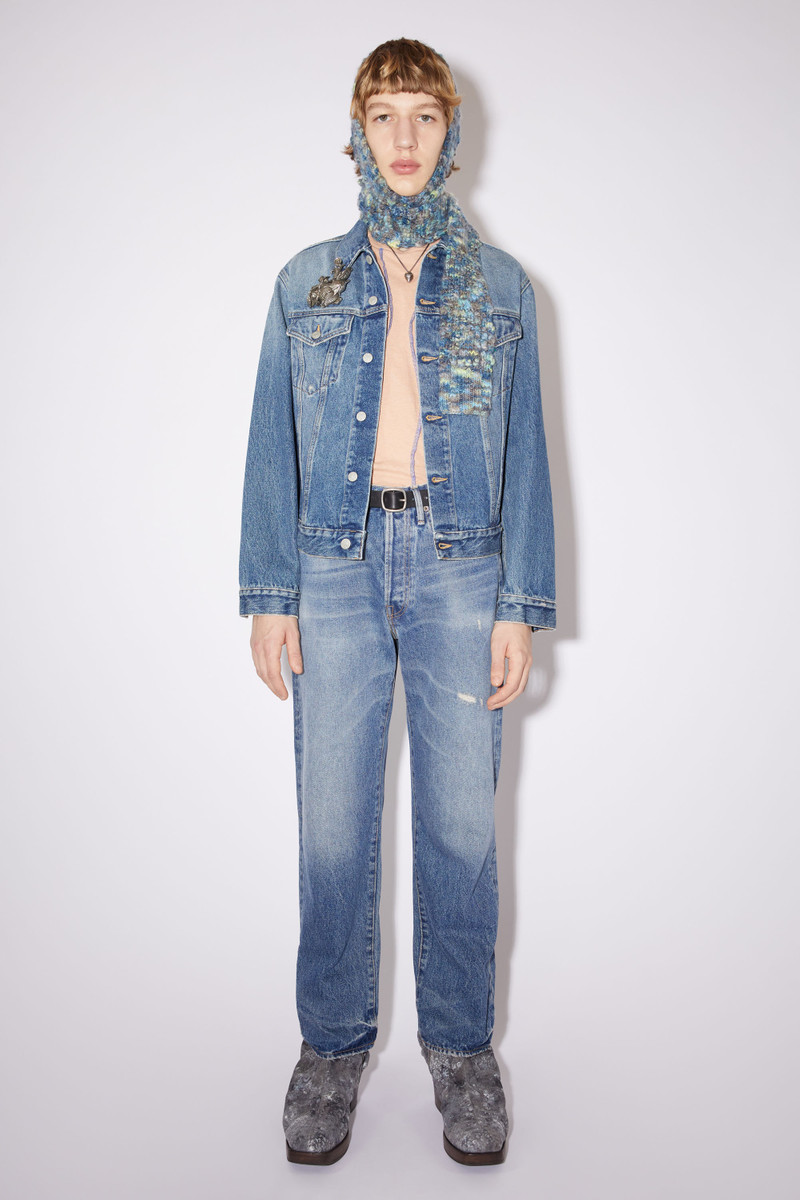 Acne Studios Regular fit denim jacket - Mid Blue outlook