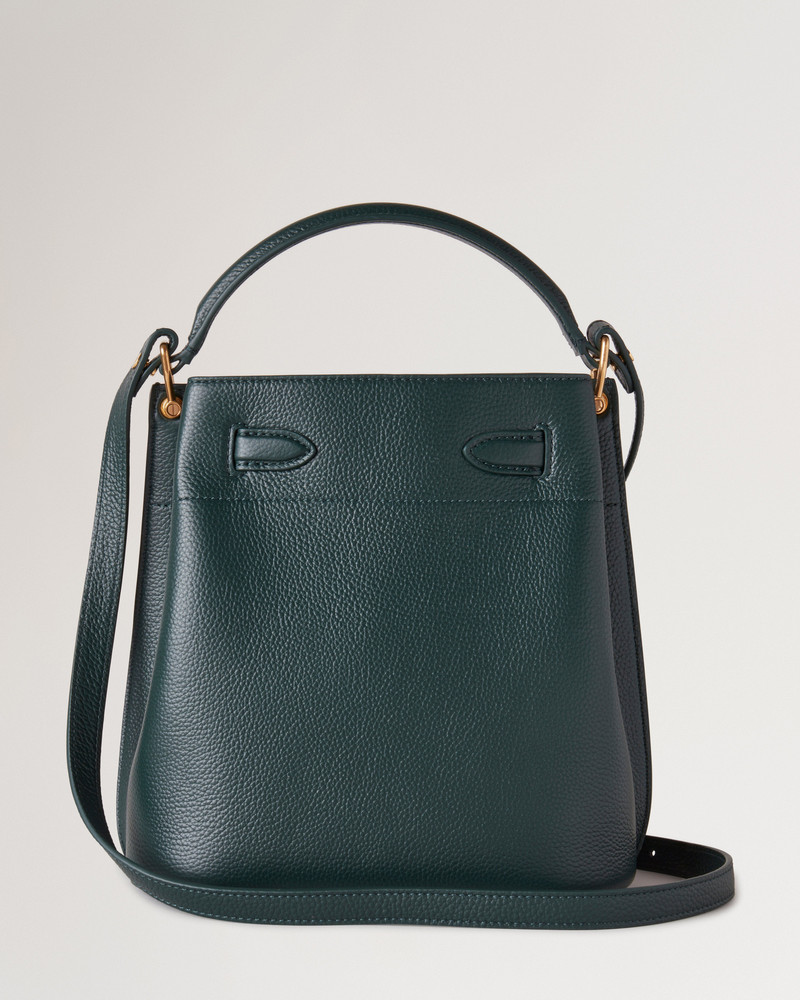 Islington Bucket Mulberry Green Small Classic Grain 3
