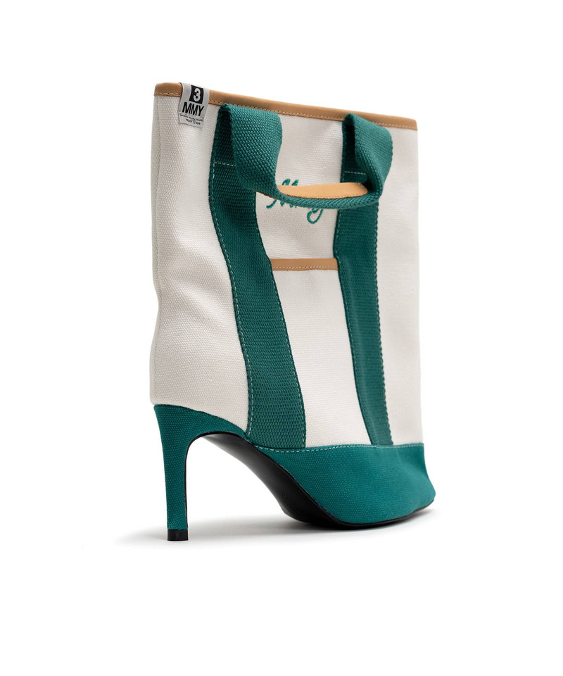 Tote Bag Detail Pin Heel Boots 16