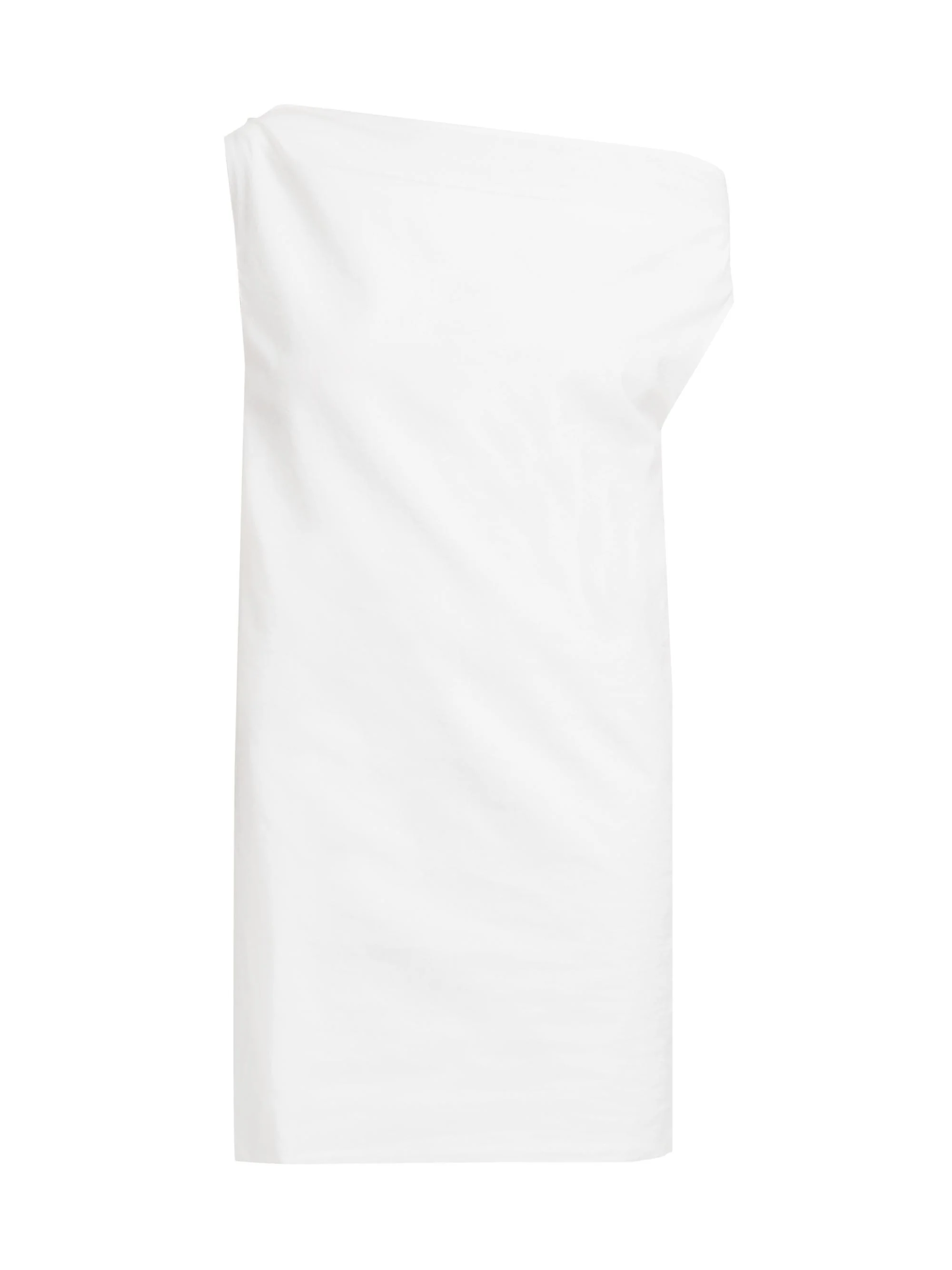 Women's Tiche Cotton-Blend Draped Minidress - White - 1