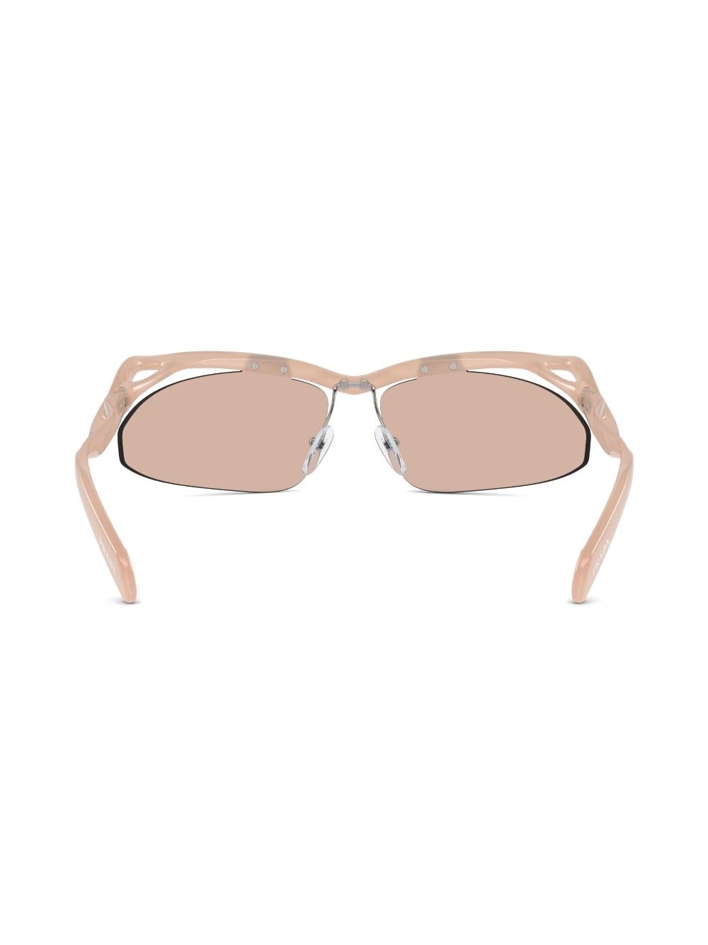 Prada PR A25S geometric frame sunglasses - 4