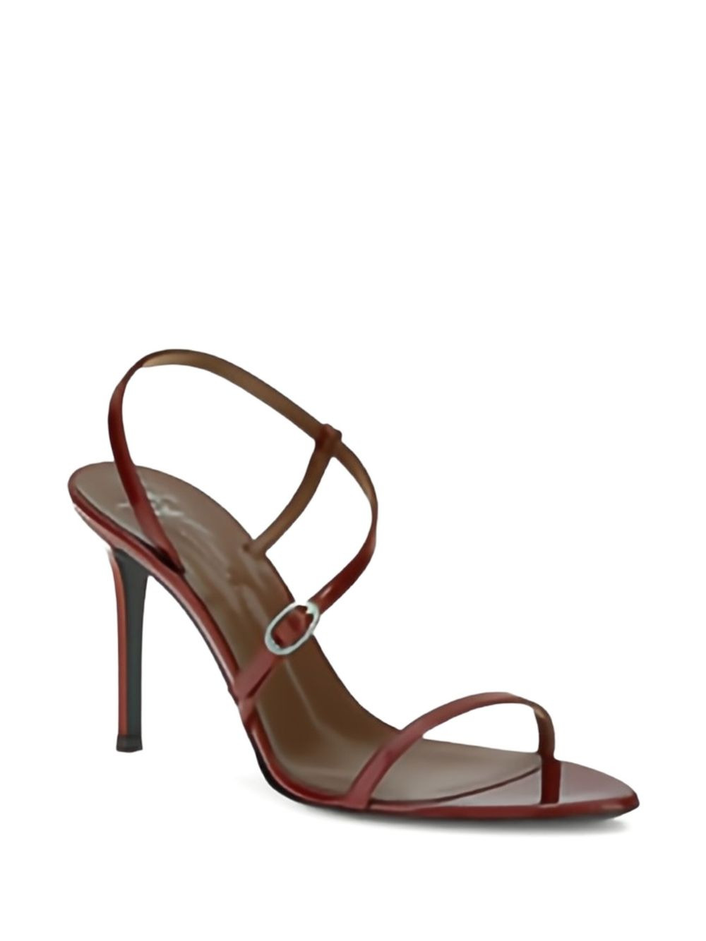 90mm buckle-detail stiletto sandals - 2