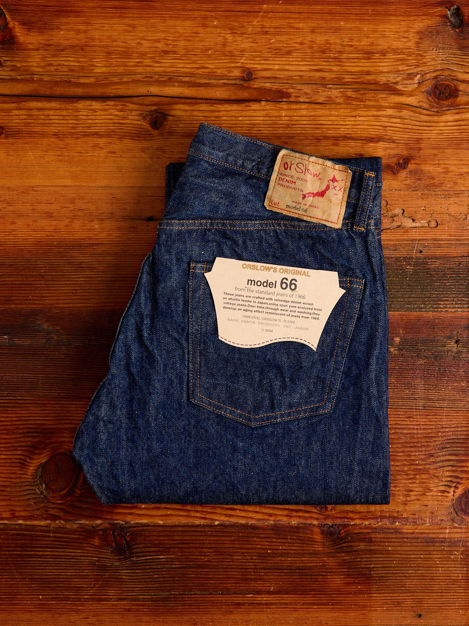 "Model 66" 14oz Selvedge Denim - Straight Fit - 3