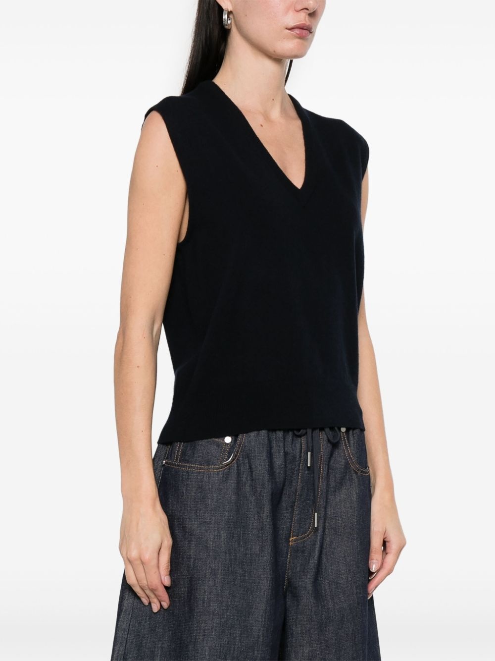 virgin wool vest - 3