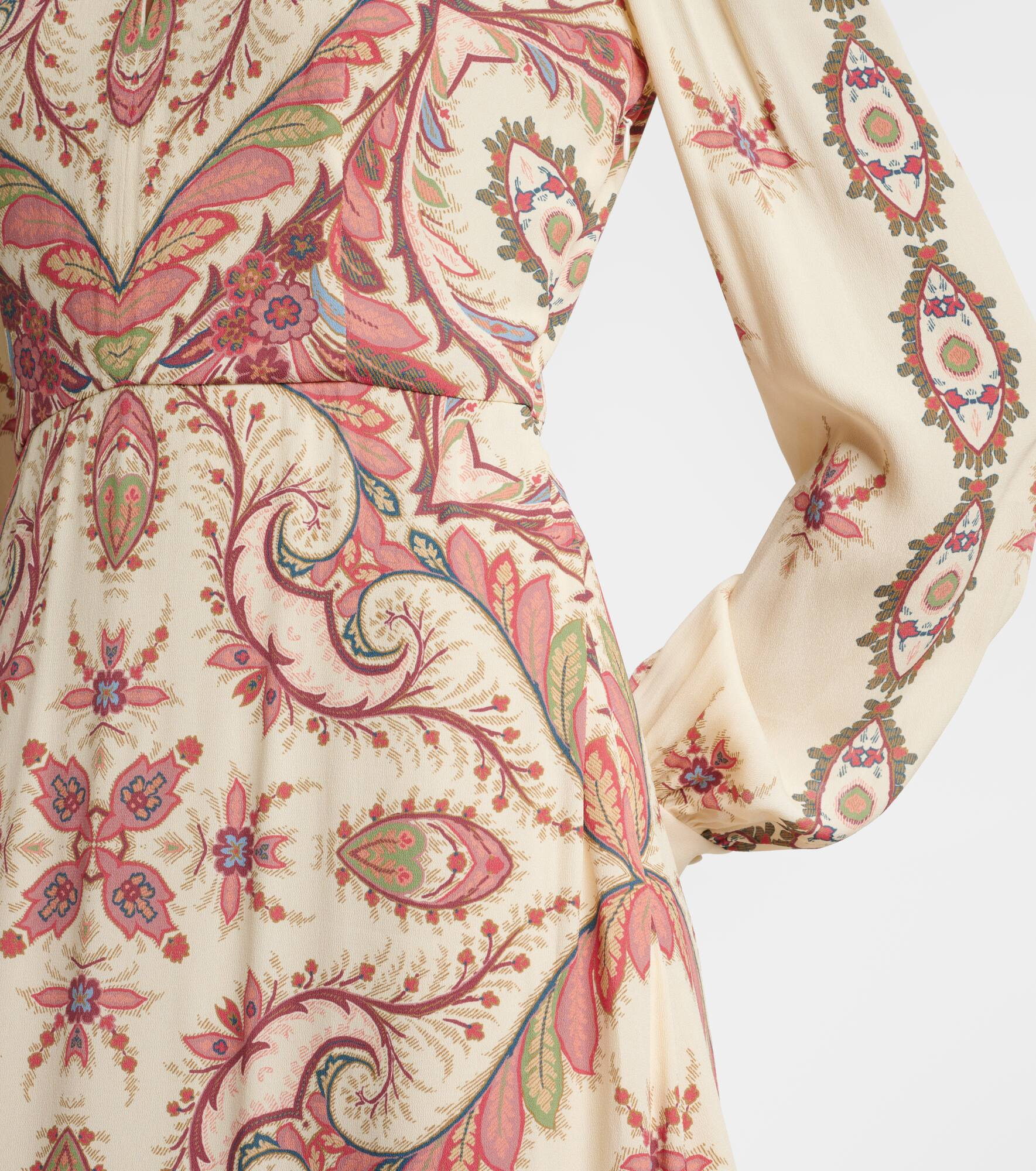 Cutout printed midi dress - 6