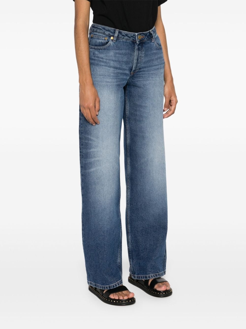 Elizabeth mid-rise straight-leg jeans - 3