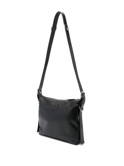 Givenchy Black Voyou Leather Messenger Bag outlook