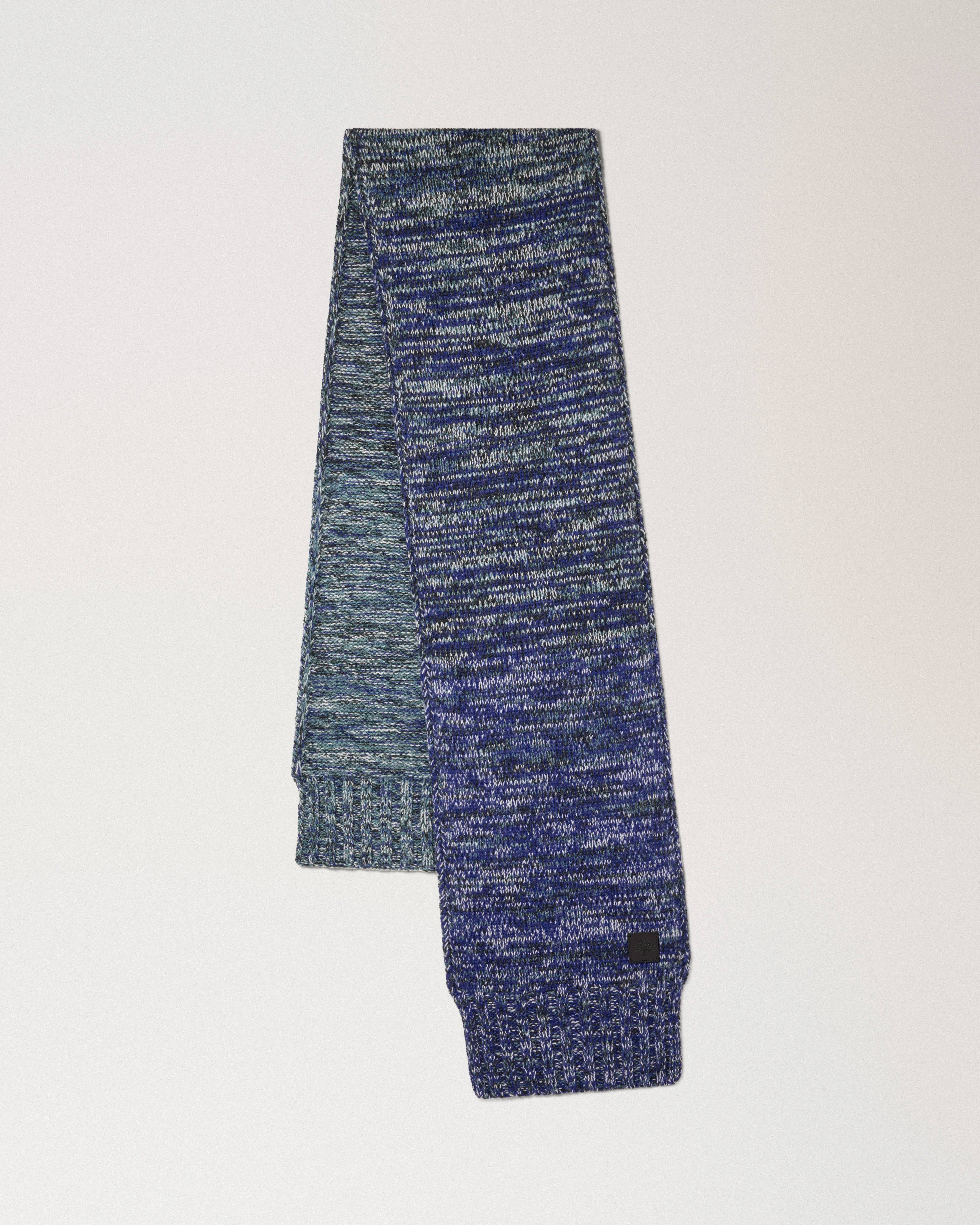 Ombre Degrade Scarf
Cobalt Blue Lambswool - 1