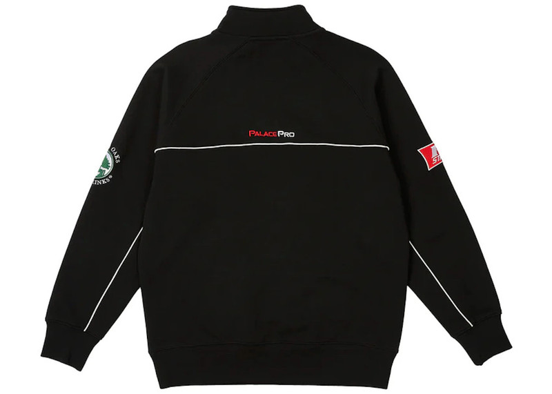 PALACE Palace Par 1/4 Zip Funnel Black outlook