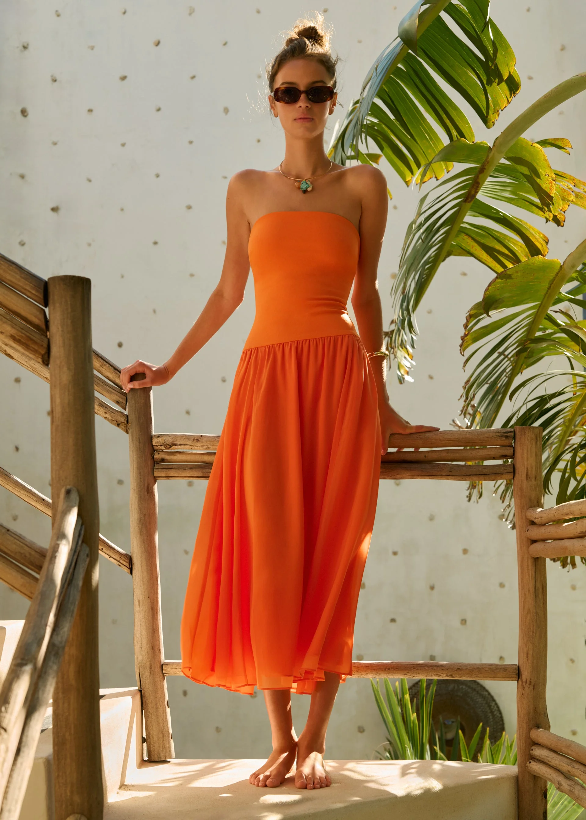 BARI STRAPLESS DRESS CLEMENTINE - 1