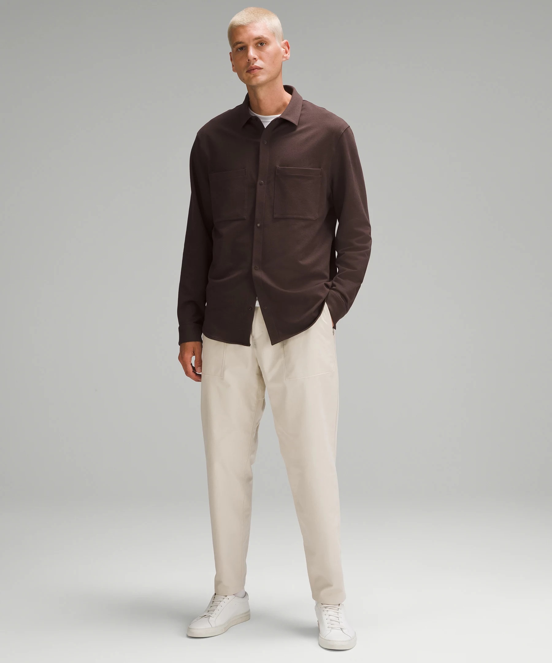 Soft Knit Overshirt *French Terry - 2