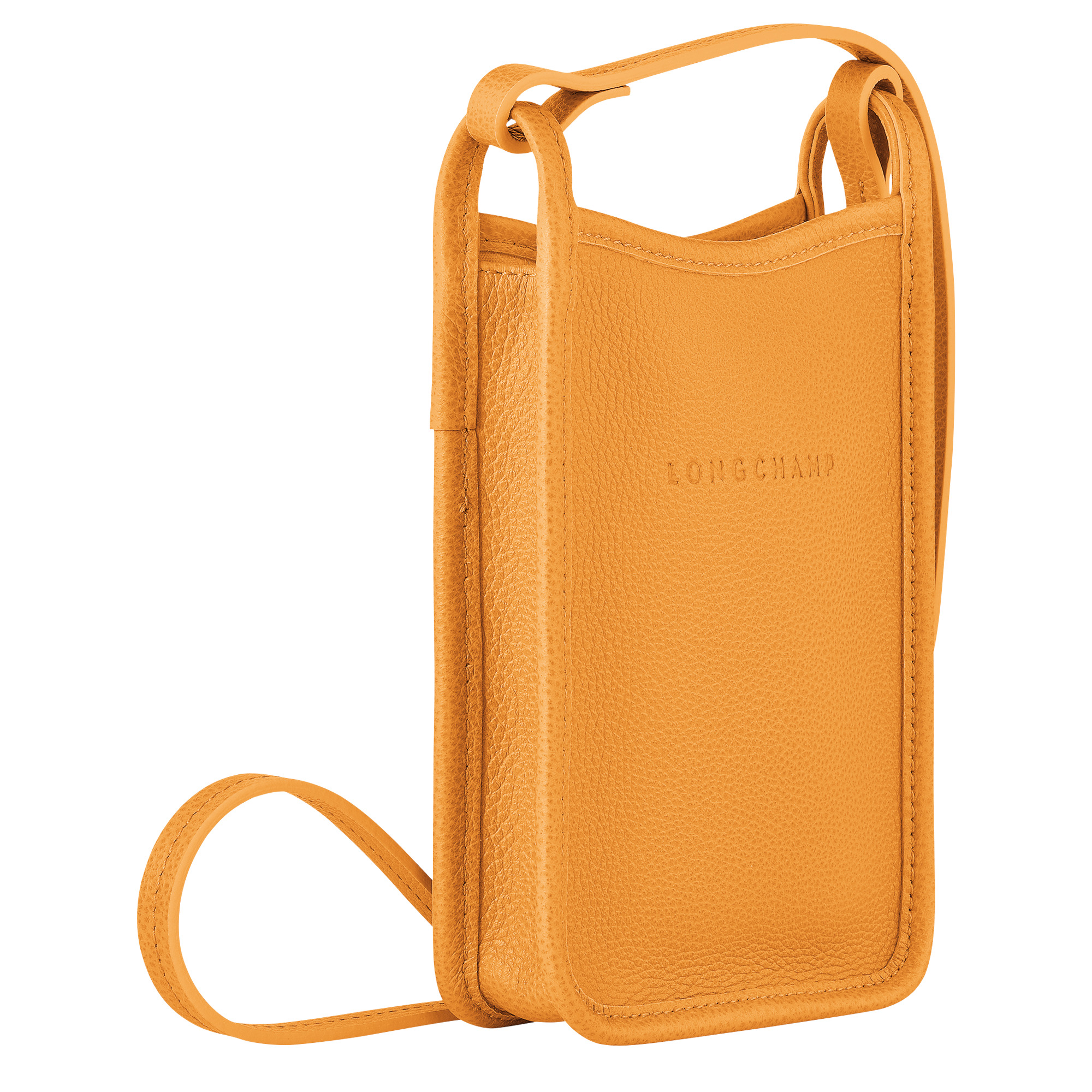 Le Foulonné Phone case Apricot - Leather - 3