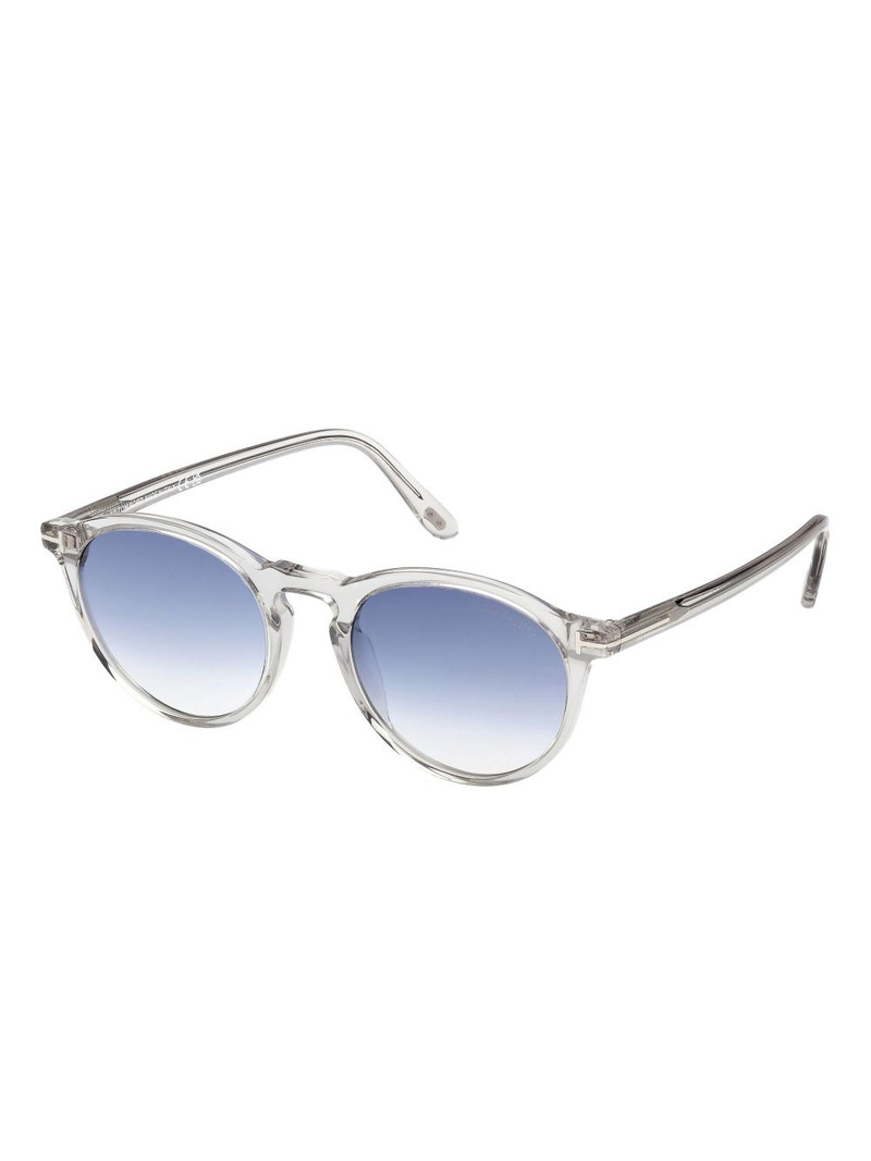 gradient-lenses round-frame sunglasses 1