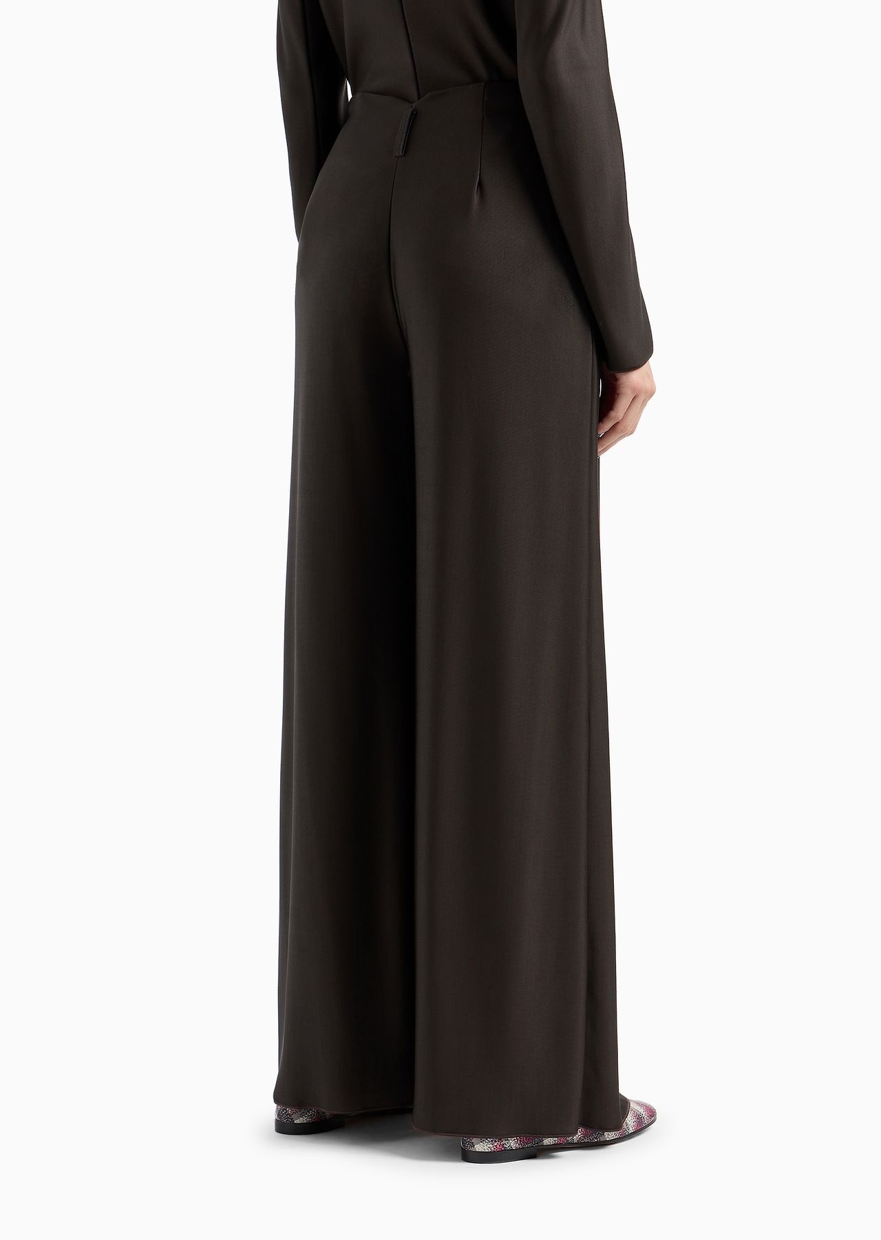 ASV wide trousers with pleats in double viscose jersey - 3