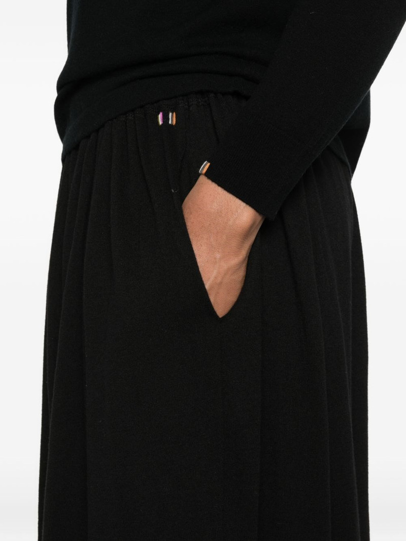 extreme cashmere Cotton and cashmere midi skirt outlook