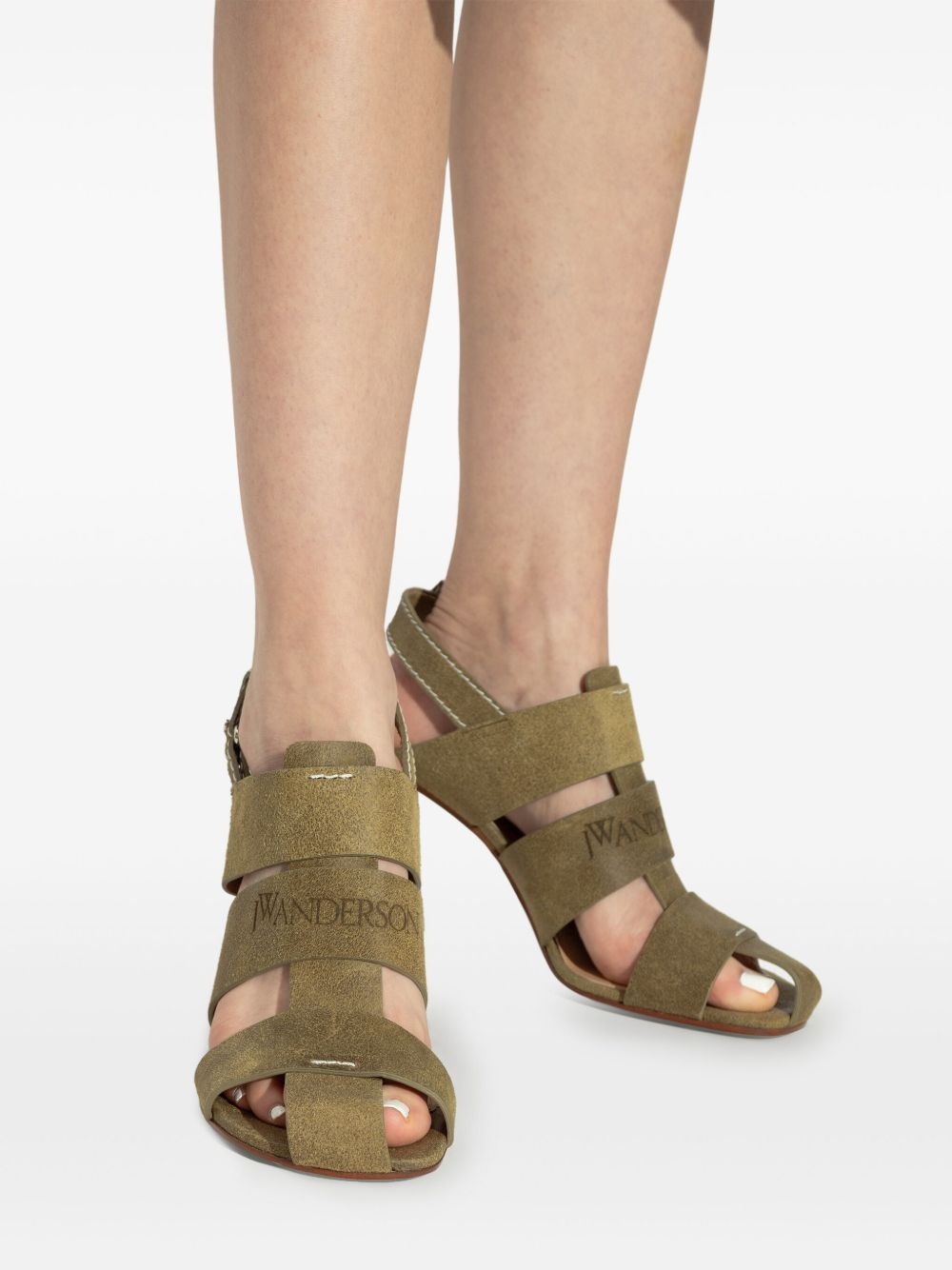 95mm suede fisherman sandals - 6