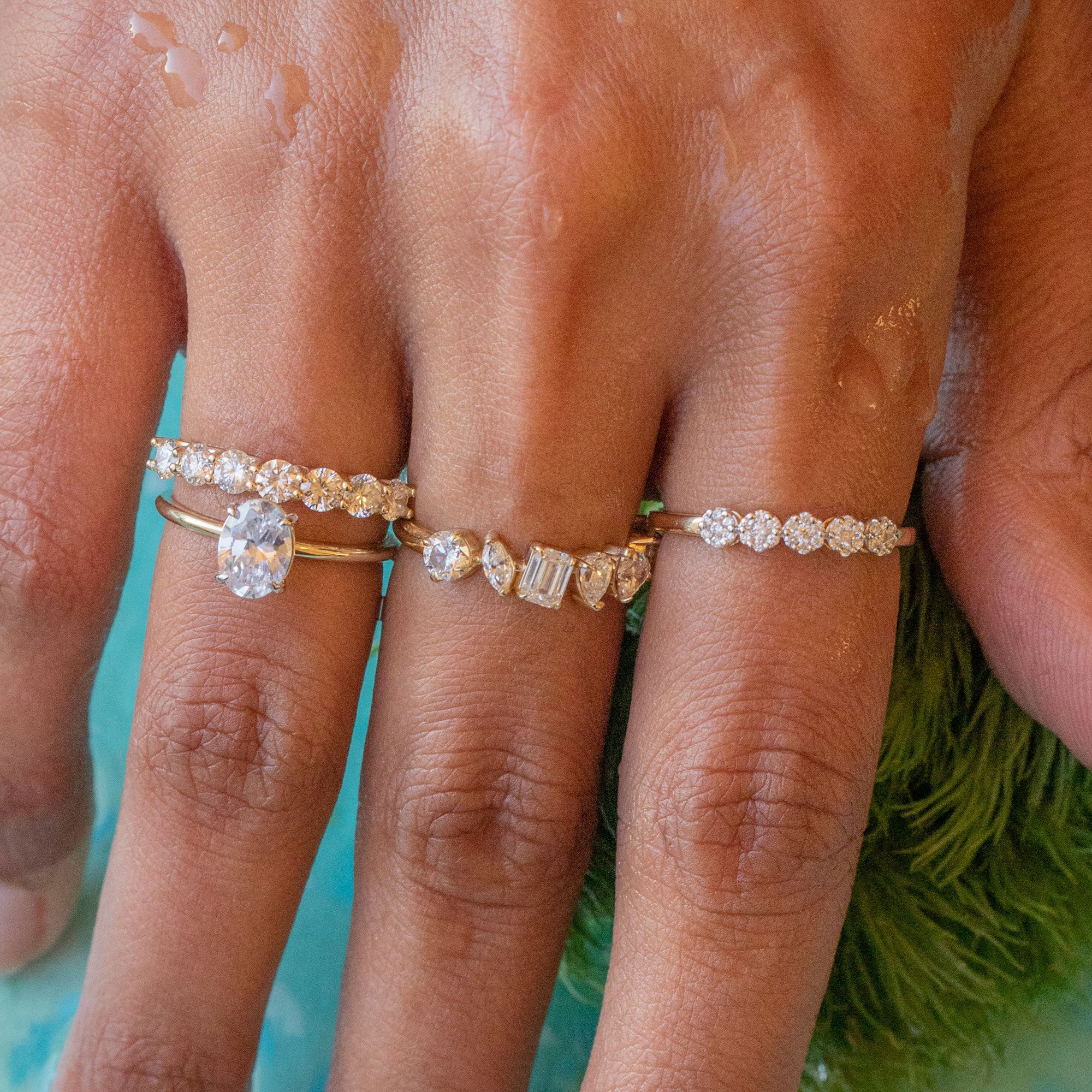 Lucky Seven LAB-Created Diamond Band - 6