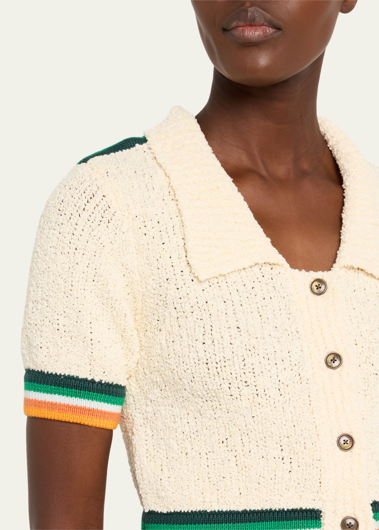 Cropped Boucle Polo - 5