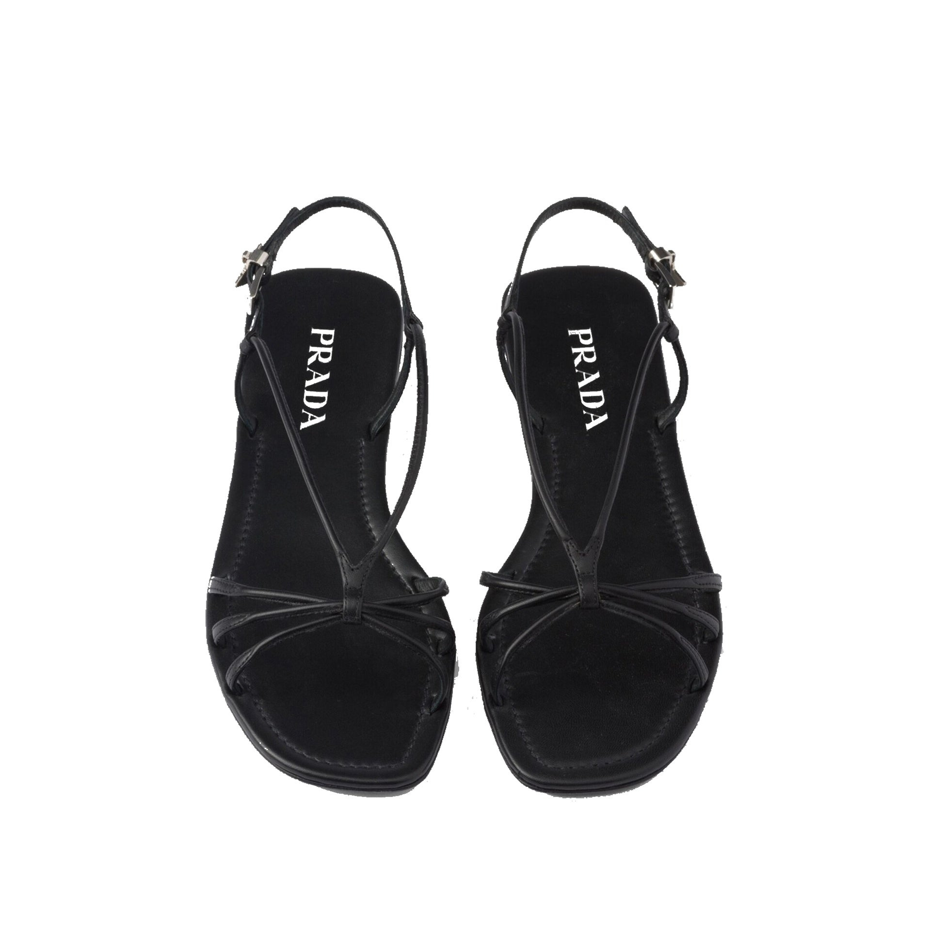 Prada Leather Flat Sandals Women - 4