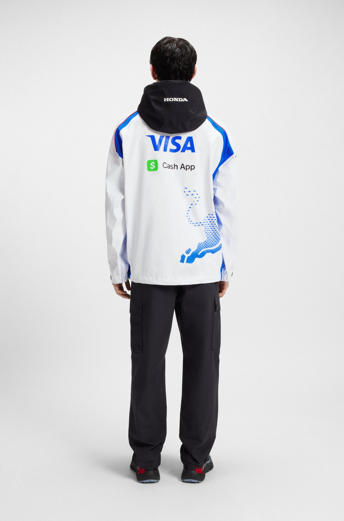 HUGO X VCARB RELAXED-FIT FANWEAR JACKET WITH BULL MOTIF - 4