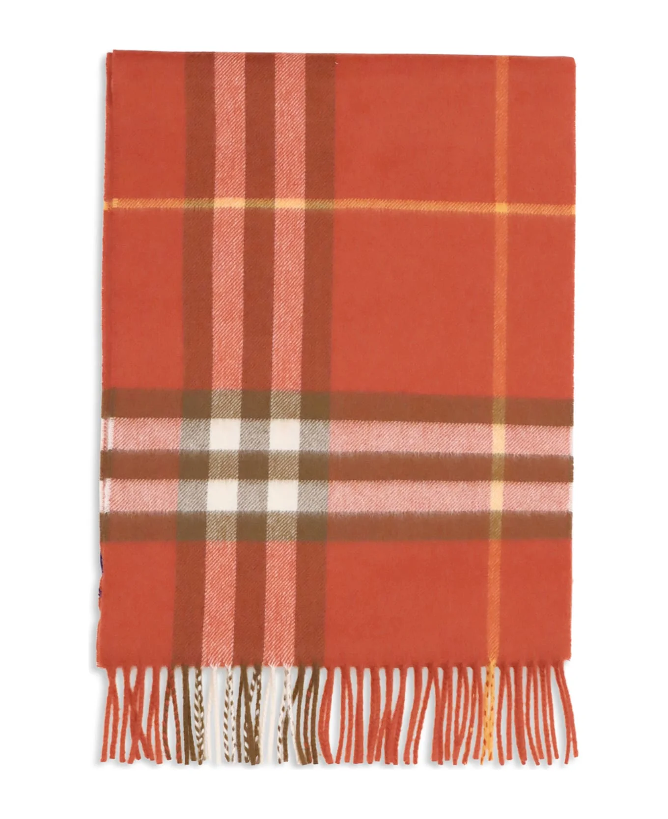 Cashmere Check Scarf - 1