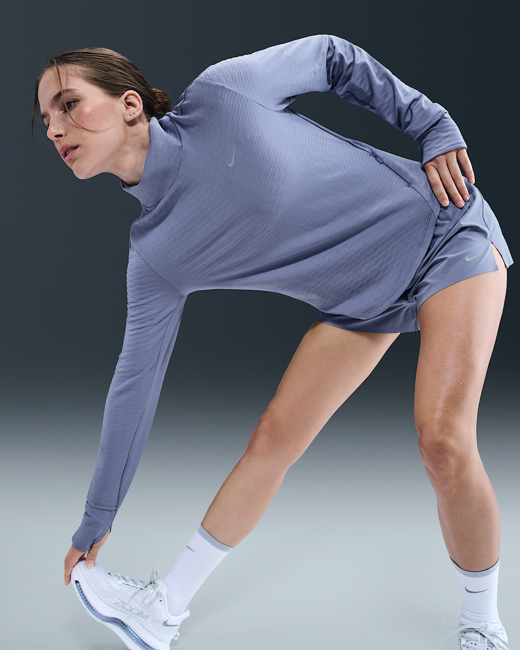 Nike Swift Women's Therma-FIT Turtle-Neck Running Top - 3