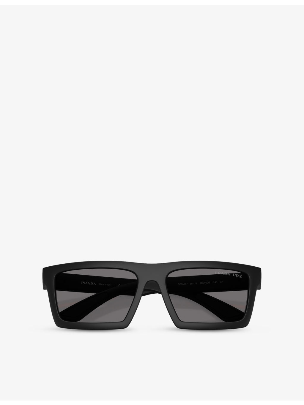PS A07S Polarised Rectangle-Frame Acetate Sunglasses - 5