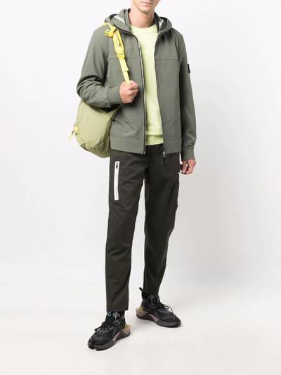 Stone Island compass badge hooded jacket outlook