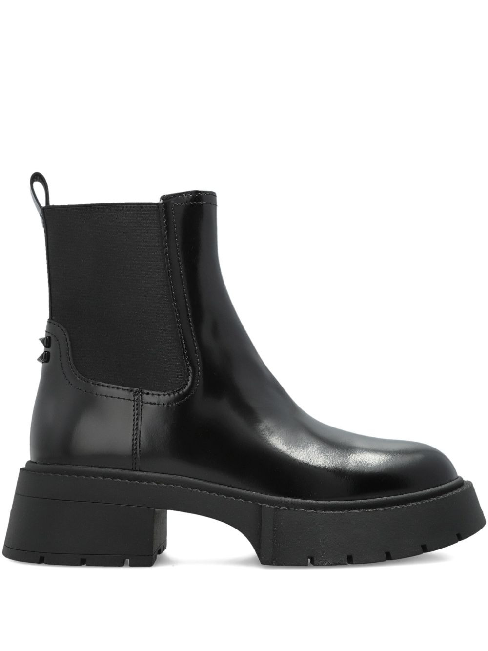 lug-sole leather chelsea boots - 1