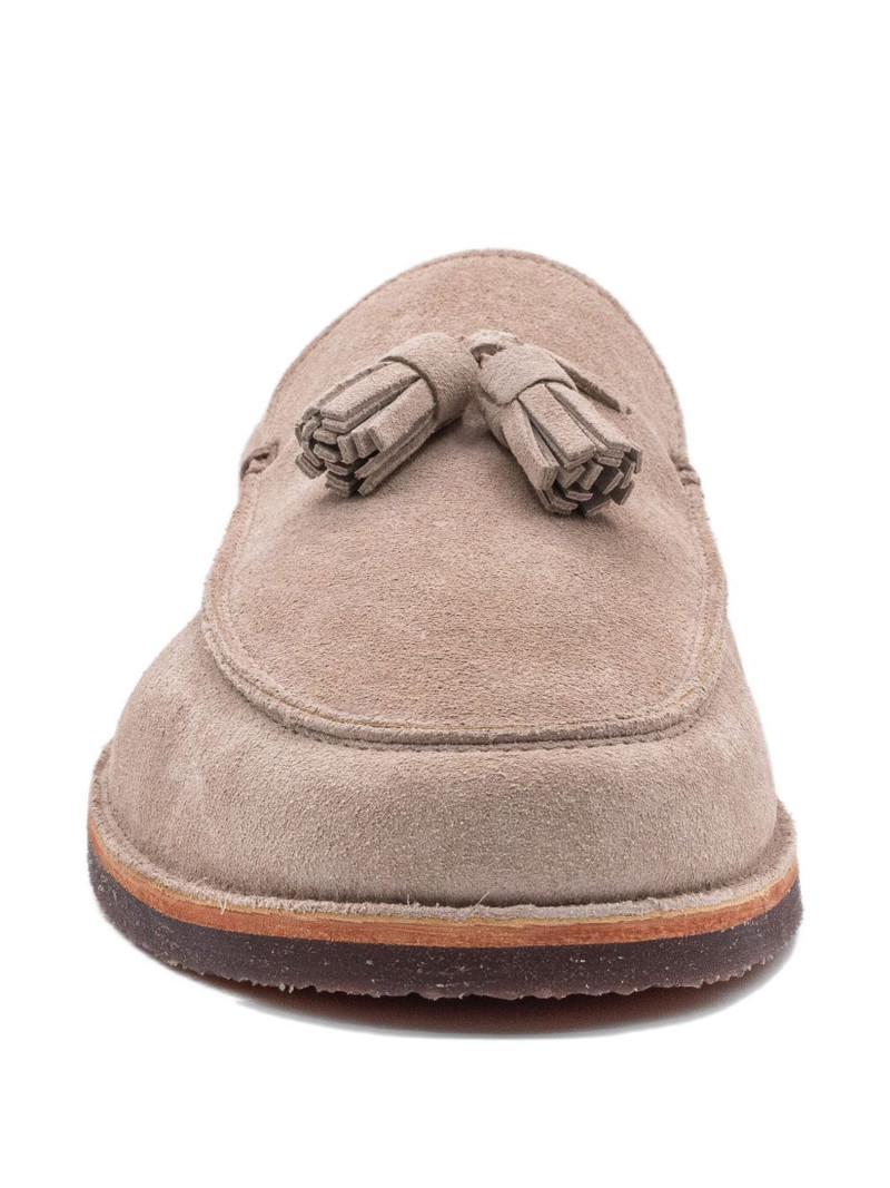 tassel-detail suede loafers 5