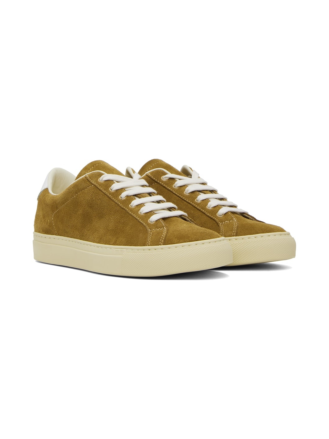 Brown Retro Low Sneakers - 4