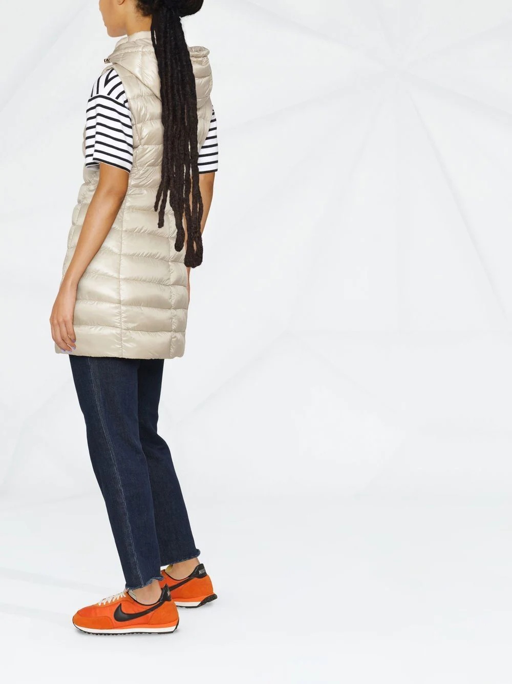 goose-down padded gilet - 4