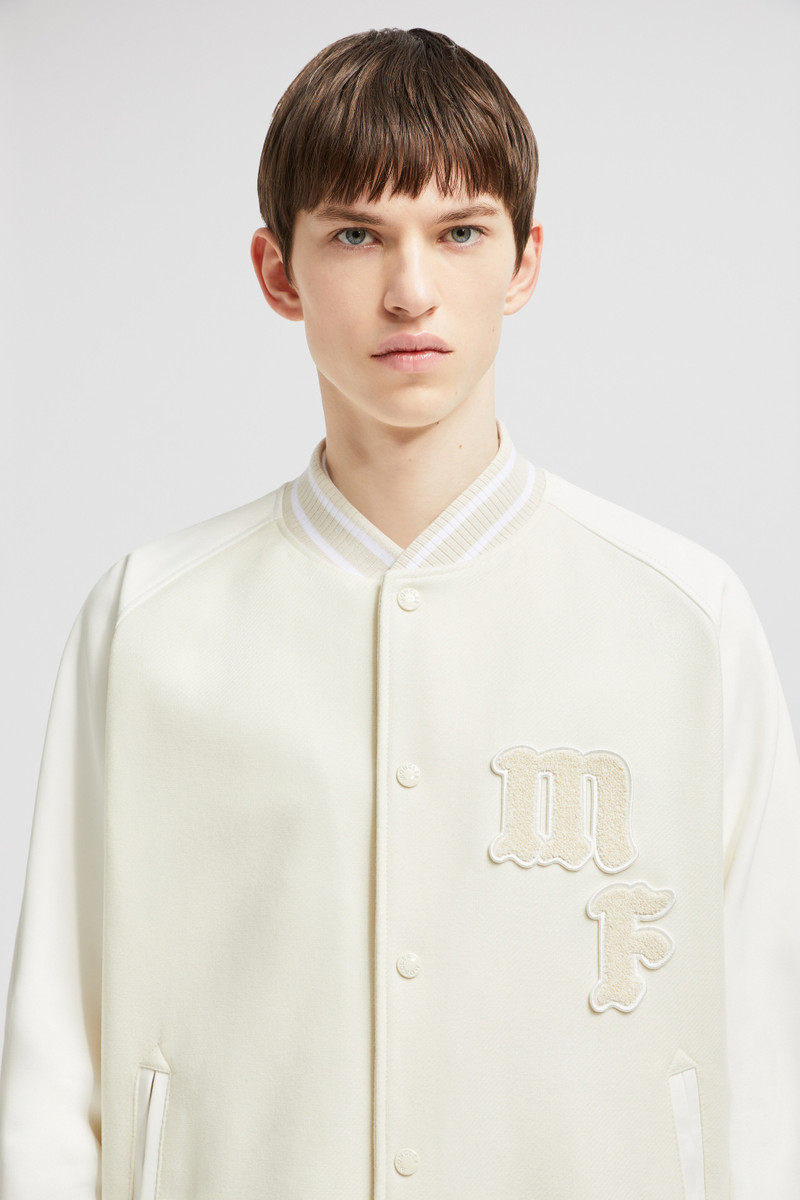 Moncler x FRGMT Loki Wool & Leather Varsity Jacket 4