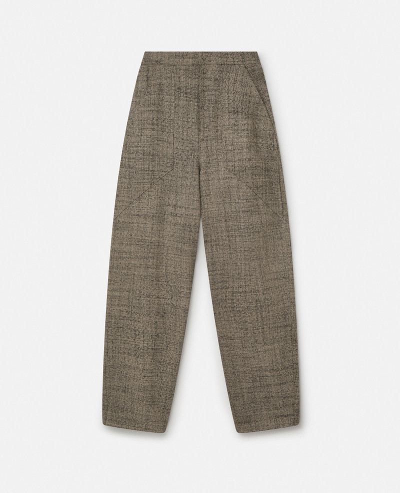 Loose Fit Tailored Trousers 1
