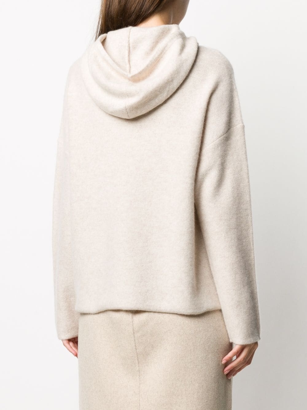 drawstring hooded sweater  - 4