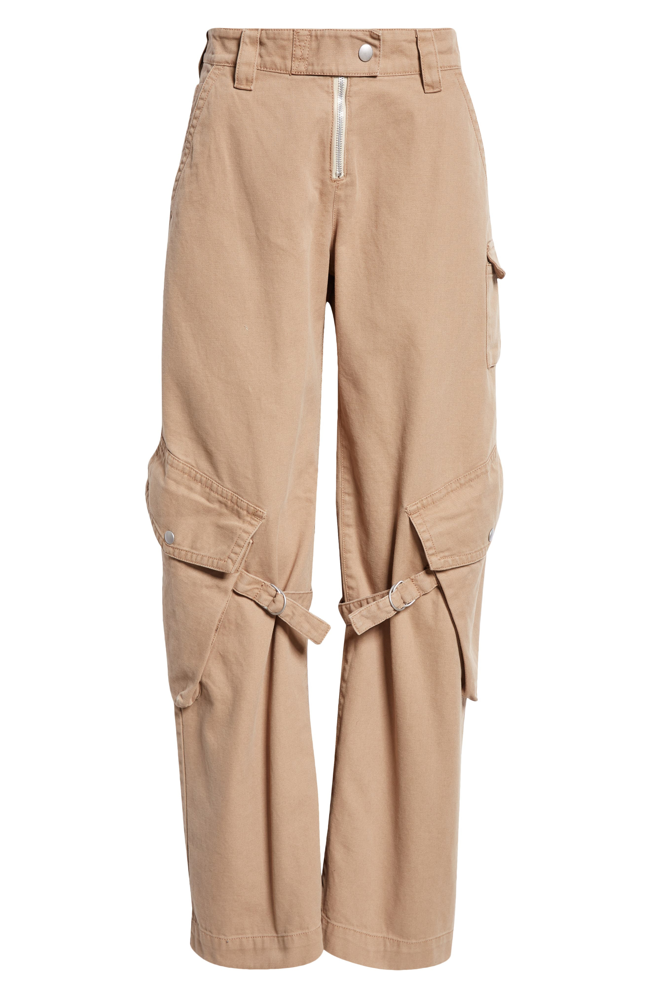 Potinal Cotton Canvas Cargo Pants - 6