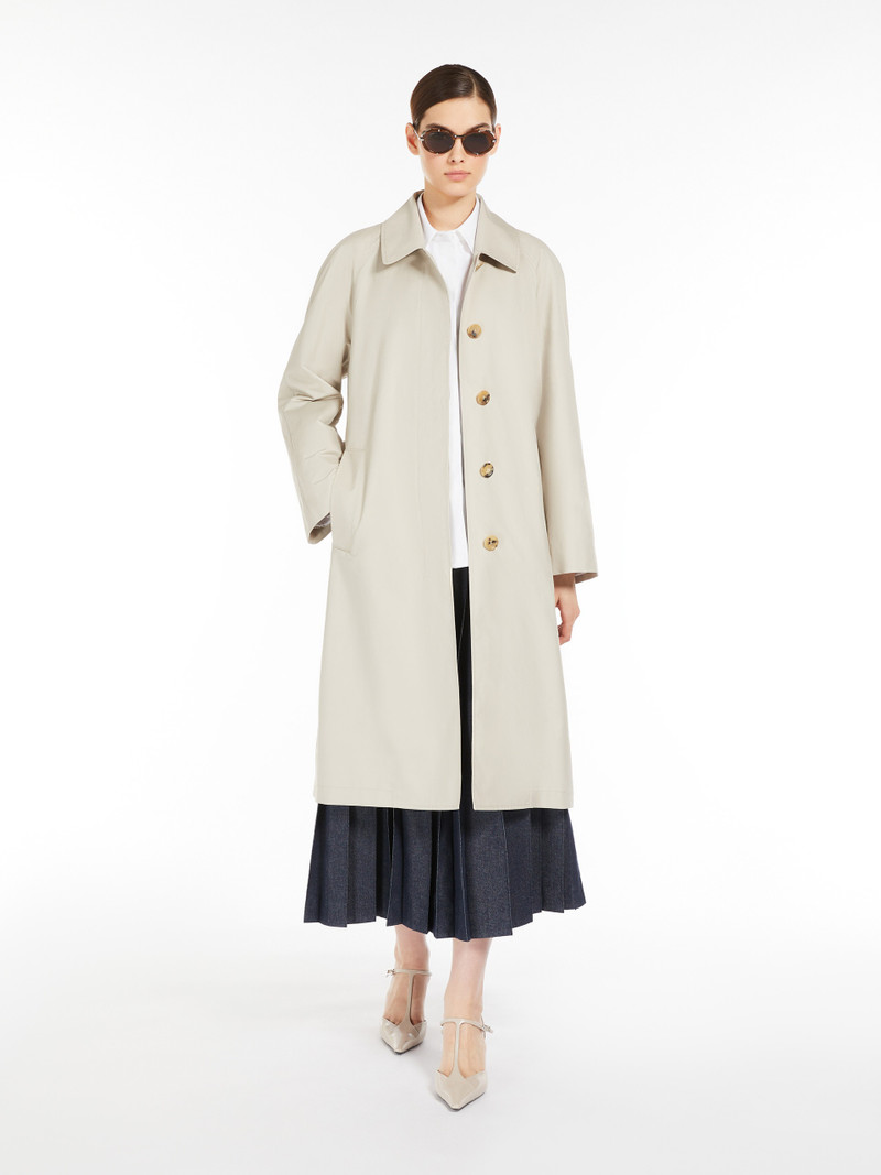 Max Mara ORLEANS Single-breasted water-repellent twill trench coat outlook
