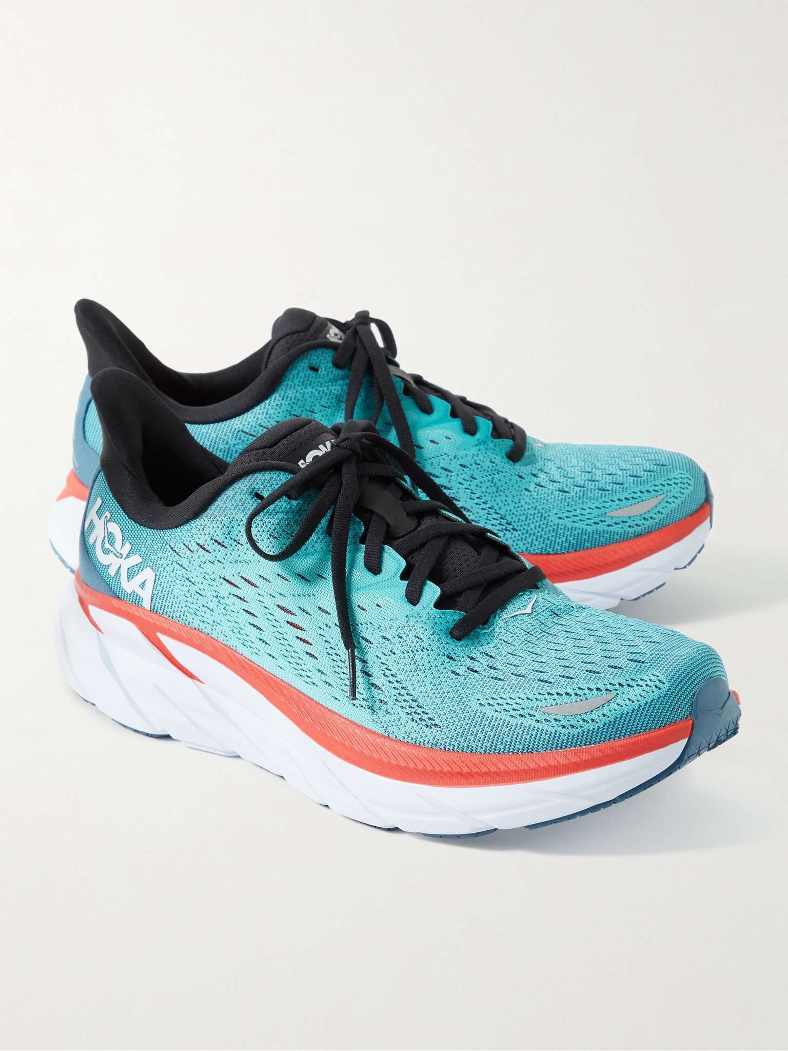 Clifton 8 Rubber-Trimmed Mesh Running Sneakers - 4