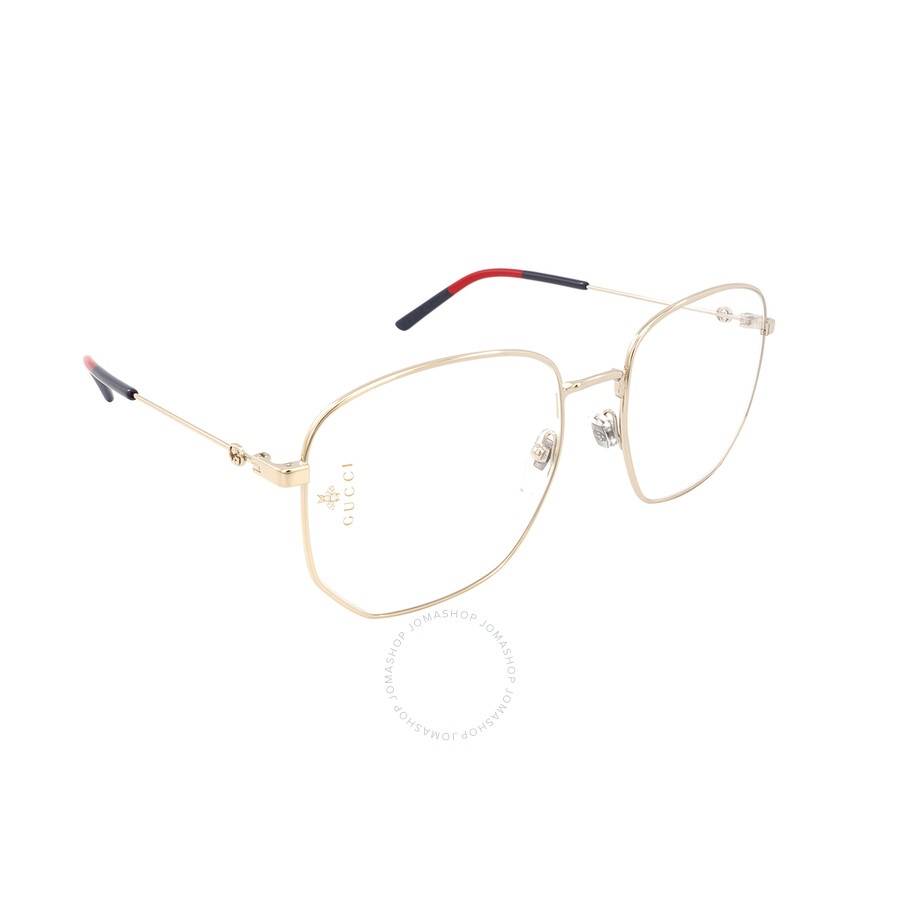 Gucci Demo Geometric Ladies Eyeglasses GG0396O 003 56 - 3