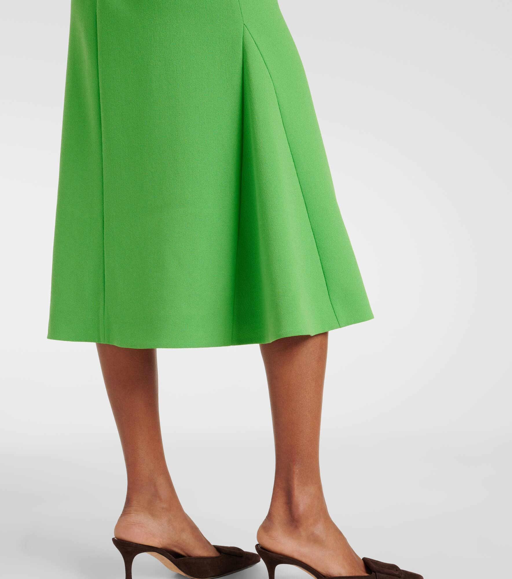 Leontine wool crêpe midi dress - 5