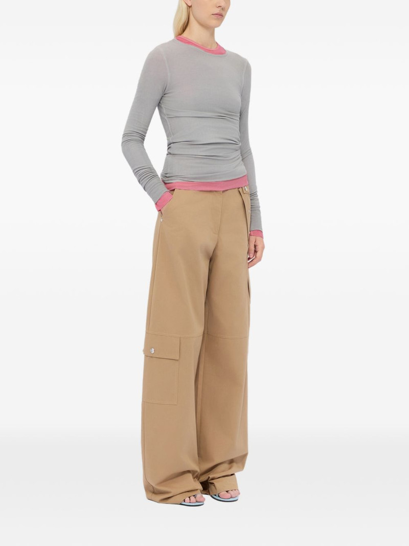 MSGM round-neck long-sleeved top outlook