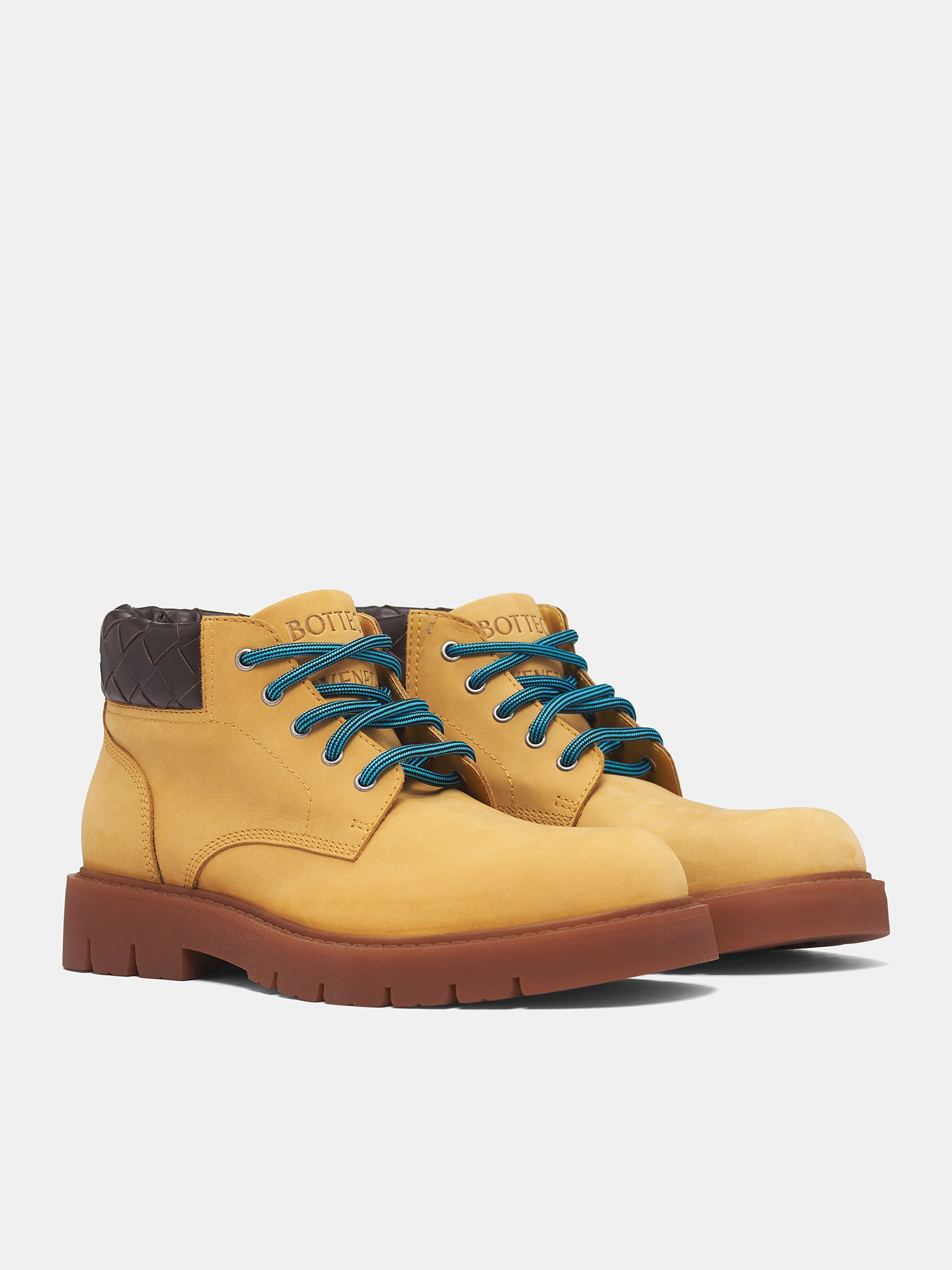 Intrecciato Leather Haddock Cropped Boot - 2