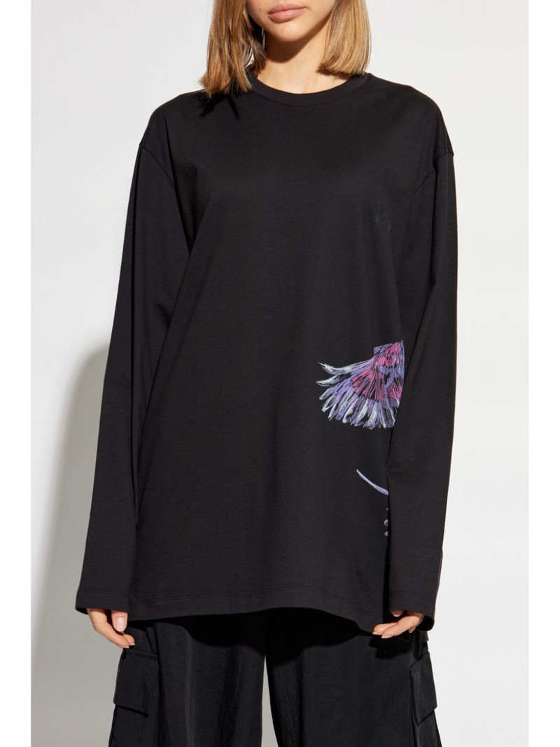 Y-3 x Adidas  graphic-print T-shirt outlook