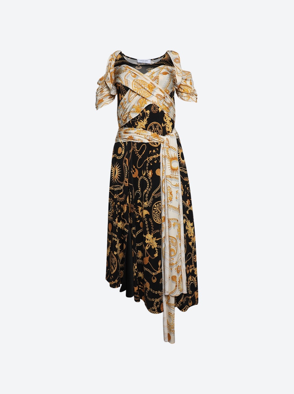 Ornament Jewelry Nuisette Dress Black And Gold - 1