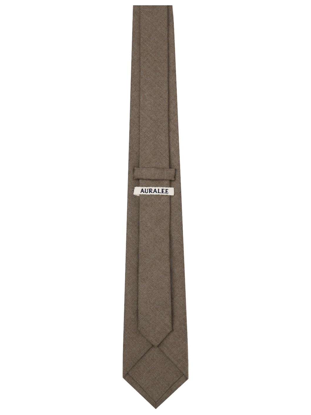 AURALEE - Beige Super Light Wool Tie