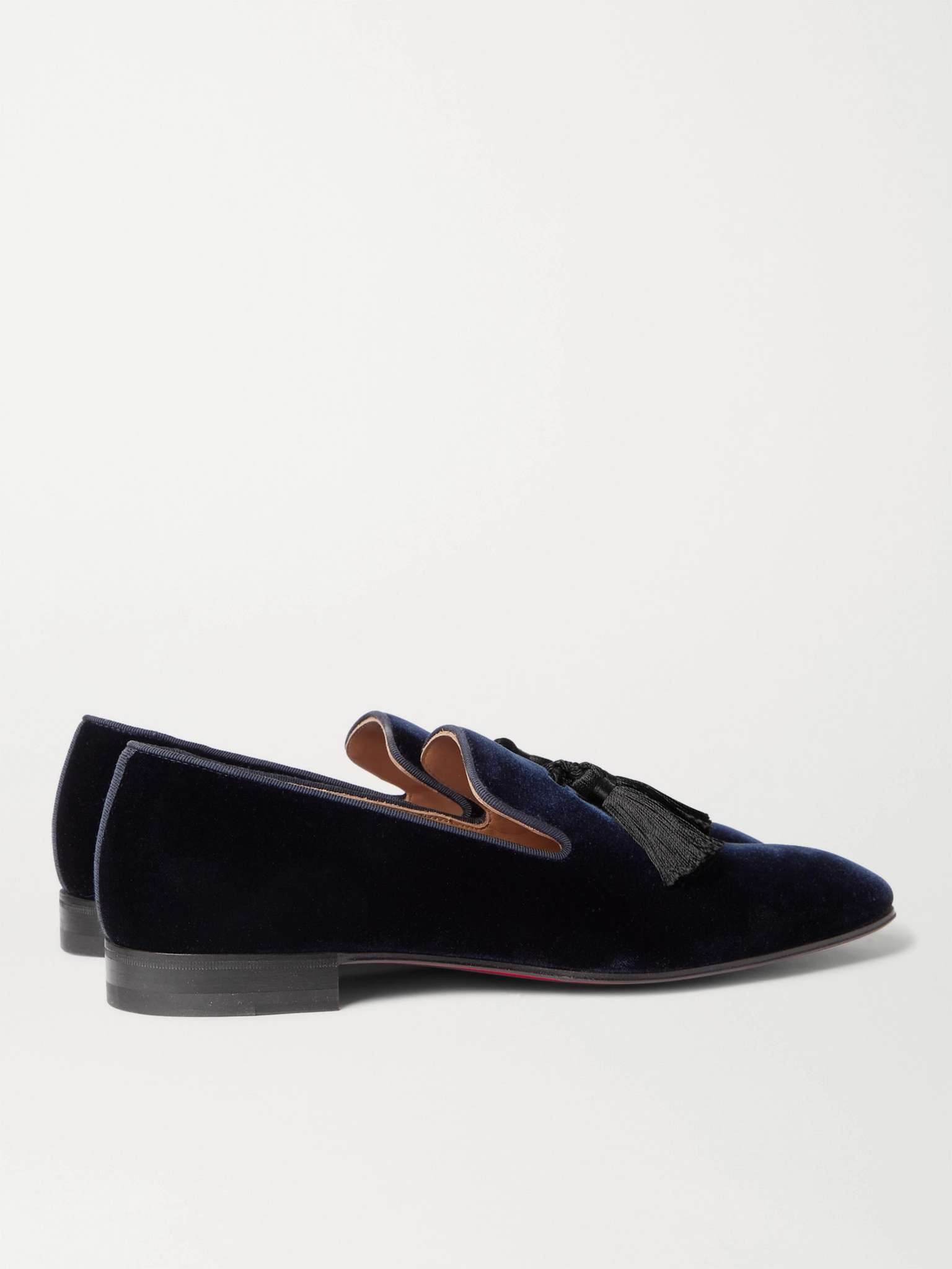 Officialito Velvet Tasselled Loafers - 5