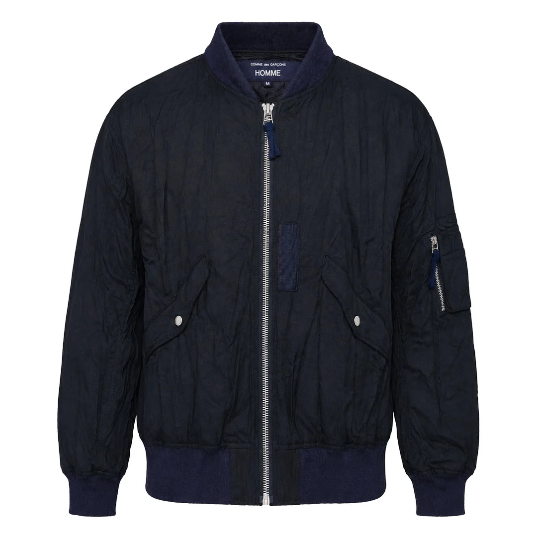 Polyester Wool Twill Blouson - 1