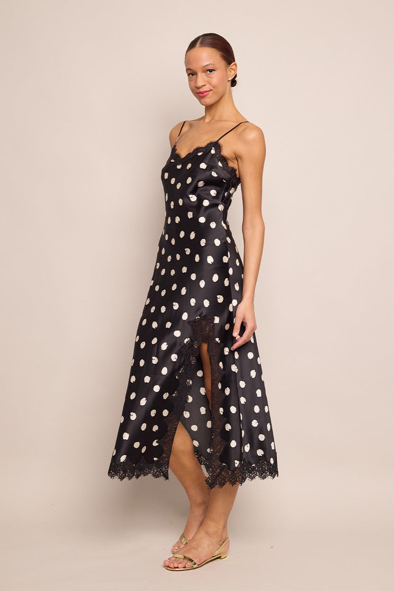 Cara Cara Granada Dress
Elegant Silk Slip Dress with Lace Detail outlook